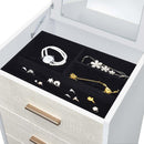  Acme Furniture Myles AC01168 Jewelry Armoire - White & Champagne IMAGE 4
