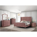  Size_King -- Acme Furniture Salonia Upholstered Panel Bed IMAGE 2