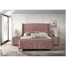  Size_Queen -- Acme Furniture Salonia Upholstered Panel Bed IMAGE 1