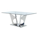  Acme Furniture Azriel DN01191 Dining Table with Pedestal Base IMAGE 1