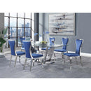  Acme Furniture Azriel DN01191 Dining Table with Pedestal Base IMAGE 4