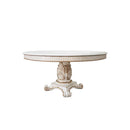  Acme Furniture Vendome DN01222 Round Dining Table with Pedestal Base IMAGE 1