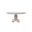 Acme Furniture Round Vendom Dining Table with Pedestal Base DN01222 IMAGE 2