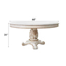  Acme Furniture Vendome DN01222 Round Dining Table with Pedestal Base IMAGE 5
