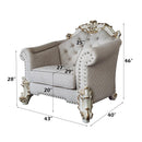  Acme Furniture Vendome II LV01331 Chair with 2 Pillows IMAGE 6