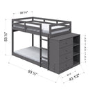  Acme Furniture Gaston BD01372 Twin/Twin Bunk Bed with 4 Drawers & 3 Compartments IMAGE 10