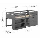  Acme Furniture Fabiana BD01375 Twin Loft Bed with Storage IMAGE 7