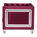  Acme Furniture Heibero LV01400 Sofa with 2 Pillows IMAGE 3