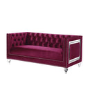  Acme Furniture Heibero LV01401 Loveseat with 2 Pillows IMAGE 1