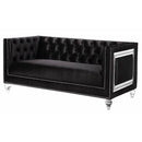  Acme Furniture Heibero LV01404 Loveseat - Black IMAGE 1