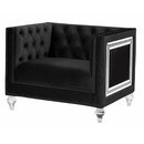  Acme Furniture Heibero LV01405 Chair - Black IMAGE 1