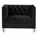  Acme Furniture Heibero LV01405 Chair - Black IMAGE 2