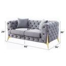  Acme Furniture Jelanea LV01407 Loveseat with 2 Pillows IMAGE 5