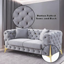 Acme Furniture Jelanea LV01407 Loveseat with 2 Pillows IMAGE 6