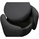  Manufacturer Color_Black -- Meridian Horizon Fabric Storage Ottoman IMAGE 8