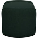  Manufacturer Color_Green -- Horizon Green Boucle Fabric Upholstered Ottoman IMAGE 5