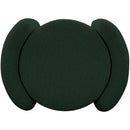  Manufacturer Color_Green -- Horizon Green Boucle Fabric Upholstered Ottoman IMAGE 7