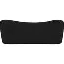  Color_Black -- Meridian Flair Boucle Fabric Upholstered Bench IMAGE 3