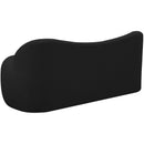  Color_Black -- Meridian Flair Boucle Fabric Upholstered Bench IMAGE 4