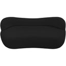  Color_Black -- Meridian Flair Boucle Fabric Upholstered Bench IMAGE 6