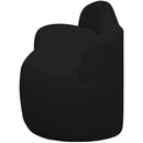  Color_Black -- Meridian Flair Boucle Fabric Upholstered Bench IMAGE 7