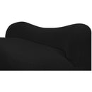  Color_Black -- Meridian Flair Boucle Fabric Upholstered Bench IMAGE 8