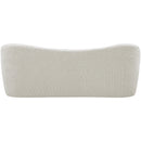  Color_Cream -- Flair Cream Boucle Fabric Upholstered Bench IMAGE 3