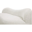  Color_Cream -- Flair Cream Boucle Fabric Upholstered Bench IMAGE 8