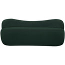  Color_Green -- Flair Green Boucle Fabric Upholstered Bench IMAGE 5