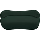  Color_Green -- Flair Green Boucle Fabric Upholstered Bench IMAGE 6