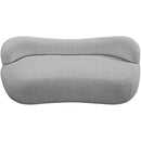  Color_Grey -- Flair Grey Boucle Fabric Upholstered Bench IMAGE 6