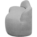 Color_Grey -- Flair Grey Boucle Fabric Upholstered Bench IMAGE 7