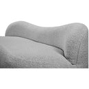  Color_Grey -- Flair Grey Boucle Fabric Upholstered Bench IMAGE 8