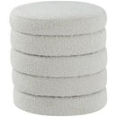 Meridian Home Decor Stools 153Cream IMAGE 1