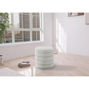  Color_Cream -- Aphia Cream Boucle Fabric Upholstered Stool IMAGE 2