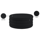  Manufacturer Color_Black -- Meridian Aphia Fabric Ottoman IMAGE 4