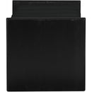  Color_Black -- Meridian Waverly Boucle Fabric Upholstered Bench IMAGE 4