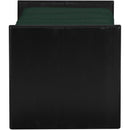  Color_Black/ Green -- Waverly Green Boucle Fabric Upholstered Bench IMAGE 4