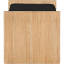  Color_Black/ Natural -- Meridian Waverly Boucle Fabric Upholstered Bench IMAGE 4