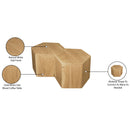  Meridian Eternal Natural Oak Wood 2 pc Modular Coffee Table IMAGE 9