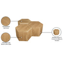  Meridian Eternal Natural Oak Wood 3 pc Modular Coffee Table IMAGE 9