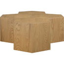  Meridian Eternal Natural Oak Wood 4 pc Modular Coffee Table IMAGE 5