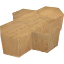  Meridian Eternal Natural Oak Wood 4 pc Modular Coffee Table IMAGE 6