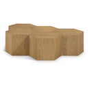  Meridian Eternal Natural Oak Wood 5 pc Modular Coffee Table IMAGE 1