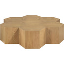  Meridian Eternal Natural Oak Wood 7 pc Modular Coffee Table IMAGE 3