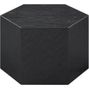  Meridian Eternal Black Oak Wood Coffee Table IMAGE 3