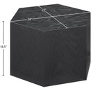  Meridian Eternal Black Oak Wood Coffee Table IMAGE 7