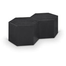  Meridian Eternal Black Oak Wood 2 pc Modular Coffee Table IMAGE 1
