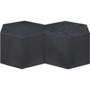  Meridian Eternal Black Oak Wood 2 pc Modular Coffee Table IMAGE 3
