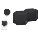  Meridian Eternal Black Oak Wood 2 pc Modular Coffee Table IMAGE 8